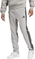Spodnie męskie adidas Essentials 3-Stripes Single Jersey szare JE6428 XL. Szare długie spodnie sportowe męskie ADIDAS, bez wzorów, z jersey. Za 301.05 zł.