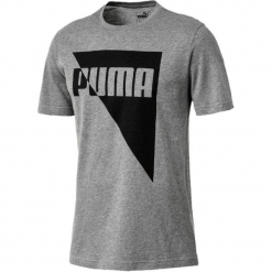 Puma Brand Graphic Medium Gray Heather M. T-shirty sportowe męskie marki Puma. Za 89.00 zł.