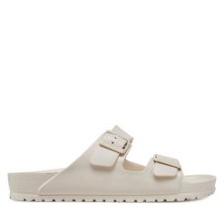 Klapki Birkenstock. Białe klapki i japonki męskie Birkenstock, bez wzorów. Za 159.99 zł.