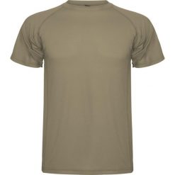 Męska Koszulka Sportowa Montecarlo Z Krótkim Rękawem. Brązowe t-shirty sportowe męskie ROLY, m, bez wzorów, sportowe, bez ramiączek. Za 33.99 zł.