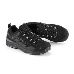 Buty trekkingowe niskie unisex Alpine Pro Zereme Vibram. Czarne buty trekkingowe męskie Alpine Pro, bez wzorów, sportowe, bez obcasa, bez zapięcia. W wyprzedaży za 399.00 zł.