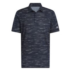Dzianinowa koszulka polo adidas Ultimate365. Niebieskie koszulki polo męskie ADIDAS, m, bez wzorów, z dzianiny, sportowe, bez kołnierzyka, bez ramiączek. Za 282.50 zł.