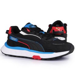 Buty męskie sportowe do biegania Puma WILD RIDER DISPLACED. Czarne buty do biegania męskie Puma, bez wzorów, bez zapięcia, do biegania. W wyprzedaży za 269.00 zł.