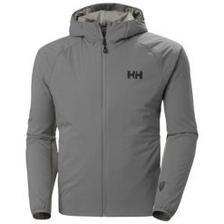 Kurtka wodoodporna Helly Hansen ODIN LT STRETCH INS 2.0. Niebieskie kurtki męskie Helly Hansen, bez wzorów, sportowe, bez ramiączek, z kapturem. W wyprzedaży za 887.00 zł.