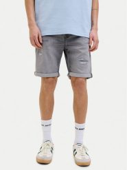 Jack & Jones Szorty jeansowe Rick 12269503 Szary Regular Fit. Szare szorty męskie Jack & Jones, bez wzorów, z bawełny. Za 119.99 zł.