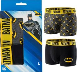 Soxo Zestaw 2x Bokserki męskie Batman idealny pomysł na prezent L. Bokserki męskie Soxo, l, bez wzorów. Za 79.99 zł.