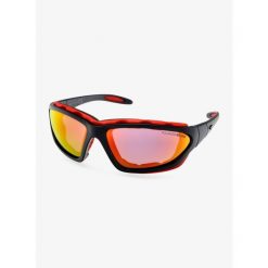 Okulary przeciwsłoneczne GOG Mese - black/poly.red. Czarne okulary przeciwsłoneczne męskie GOG, bez wzorów, sportowe. Za 209.99 zł.