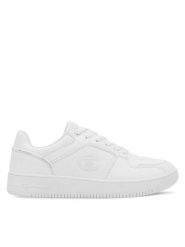 Champion Sneakersy REBOUND 2.0 LOW S21906-WW010 Biały. Białe buty sportowe na co dzień męskie CHAMPION, m, bez wzorów, ze skóry, bez ramiączek, bez kaptura. Za 229.99 zł.