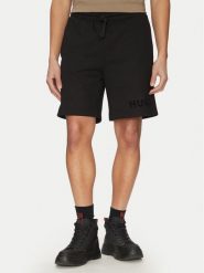 HUGO Szorty sportowe Dinkoe 50535260 Czarny Relaxed Fit. Czarne szorty sportowe męskie Hugo, bez wzorów, z bawełny, sportowe. Za 269.99 zł.
