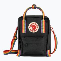 Saszetka Fjällräven Kanken Rainbow Sling 2,5 l. Czarne saszetki męskie Fjällräven, bez wzorów, sportowe. Za 329.99 zł.