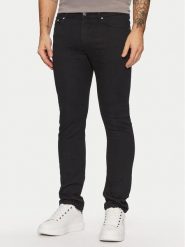 KARL LAGERFELD Jeansy 265842 551861 Czarny Slim Fit. Czarne jeansy męskie KARL LAGERFELD, bez wzorów, z bawełny. Za 359.99 zł.