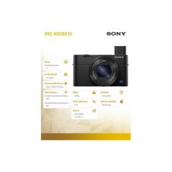 Sony Aparat cyfrowy DSC-RX100 IV DARMOWA DOSTAWA DO 400 SALONÓW !!. Aparaty kompaktowe SONY. Za 3,442.62 zł.