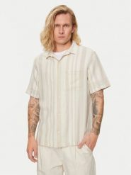 Gap Koszula 855348 Beżowy Regular Fit. Brązowe koszule męskie GAP, m, bez wzorów, z bawełny, bez kołnierzyka, bez ramiączek. Za 169.99 zł.