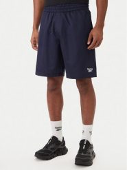 Reebok Szorty sportowe Brennan RK25563CCM Granatowy Regular Fit. Niebieskie szorty sportowe męskie Reebok, bez wzorów, z syntetyku, sportowe. Za 129.99 zł.