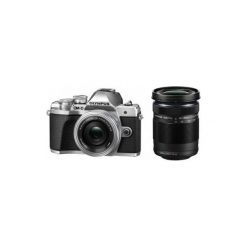 E-M10 Mark III + EZ-M1442EZ srebrny+EZ-M4015 czarny Aparat OLYMPUS. Akcesoria fotograficzne OLYMPUS. Za 4,149.00 zł.