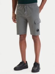C.P. Company Szorty sportowe 20CMSB704A002246G Szary Regular Fit. Szare szorty sportowe męskie C.P. Company, bez wzorów, z bawełny, sportowe. Za 809.99 zł.