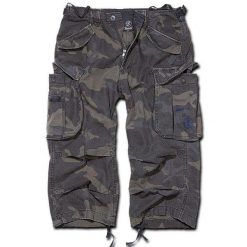 Szorty bushcraft męskie Brandit M65 Industry Vintage 3/4 Dark Camo. Brązowe szorty sportowe męskie Brandit, bez wzorów, vintage. Za 275.50 zł.
