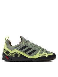Adidas Trekkingi Terrex Swift Solo 2.0 Hiking IE8052 Zielony. Zielone buty trekkingowe męskie ADIDAS, bez wzorów, ze skóry, sportowe, bez obcasa, bez zapięcia. Za 499.99 zł.
