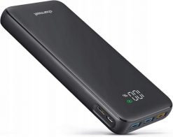Powerbank 10000 mAh 3A W1056 czarny. Czarne powerbanki Book on Demand Ltd. Za 48.18 zł.