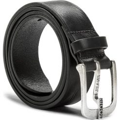 Pasek Męski JOOP! - JEANS 7622 100 Black A01. Czarne paski męskie JOOP!, w paski, z jeansu. W wyprzedaży za 249.00 zł.
