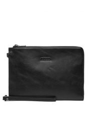Guess Saszetka PMBOCA P5438 Czarny. Czarne saszetki męskie Guess, z aplikacjami, ze skóry. Za 189.99 zł.
