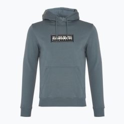 Bluza męska Napapijri B-Suze H. Szare bluzy nierozpinane męskie Napapijri, m, bez wzorów, bez ramiączek, bez kaptura. W wyprzedaży za 244.50 zł.