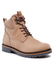 Badura Trapery MI08-BOWER-01 Beżowy. Brązowe buty zimowe męskie Badura, bez wzorów, z nubiku, bez obcasa, bez zapięcia. Za 369.99 zł.