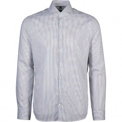 Koszula - Tailored - w kolorze biało-czarnym. Białe koszule męskie Seidensticker, w paski, z bawełny, z włoskim kołnierzykiem. W wyprzedaży za 127.95 zł.