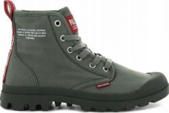 Buty trekkingowe męskie Palladium Palladium Pampa Hi Dare 76258-325-M Zielone 45. Zielone buty trekkingowe męskie Palladium, bez wzorów, bez zapięcia. Za 394.88 zł.