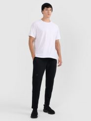 4F Spodnie dresowe męskie - czarne XL. Czarne spodnie dresowe męskie 4f, bez wzorów, z dresówki. Za 189.99 zł.