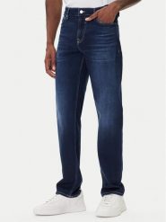 Guess Jeansy M5BAN2 D0631 Granatowy Slim Fit. Niebieskie jeansy męskie Guess, z aplikacjami, z bawełny. Za 399.99 zł.