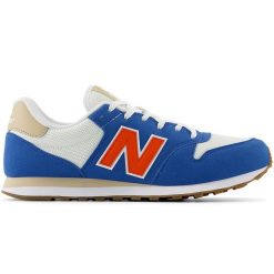 Buty unisex New Balance GM500TPN – niebieskie. Niebieskie buty sportowe na co dzień męskie New Balance, l, bez wzorów, z gumy, klasyczne, bez ramiączek, bez kaptura. Za 199.99 zł.