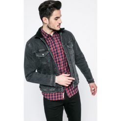 Jack & Jones - Kurtka. Szare kurtki męskie Jack & Jones, m, bez wzorów, z bawełny, bez ramiączek, bez kaptura. W wyprzedaży za 199.90 zł.