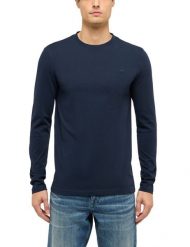 Męski Longsleeve Mustang Style Arlington Dark Sapphire 1016874 4136. Niebieskie koszulki męskie z długim rękawem Mustang, m, bez wzorów, bez kołnierzyka, bez ramiączek. Za 109.99 zł.