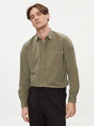 Pepe Jeans Koszula Prince PM308270 Zielony Regular Fit. Zielone koszule męskie Pepe Jeans, m, bez wzorów, z bawełny, bez kołnierzyka, bez ramiączek. Za 219.99 zł.