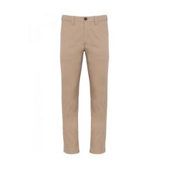 Spodnie Kariban Premium Chino. Brązowe eleganckie spodnie męskie KARIBAN, bez wzorów. Za 318.50 zł.