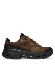 On Trekkingi Cloudrock Low Waterproof 3MF10254228 Brązowy. Brązowe buty trekkingowe męskie On, bez wzorów, z materiału, bez zapięcia, trekkingowe. Za 859.99 zł.