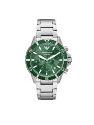 Emporio Armani Zegarek AR11500 Srebrny. Szare zegarki męskie Emporio Armani, srebrne. Za 1,419.00 zł.