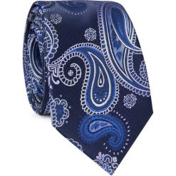 Krawat KWGR001754. Szare krawaty i muchy męskie Giacomo Conti, paisley, z mikrofibry, eleganckie. Za 69.00 zł.
