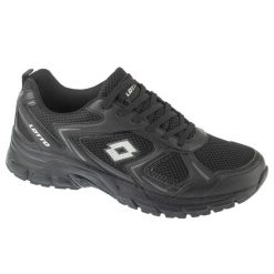 Buty sportowe Sneakersy męskie, Kitaura. Czarne buty do biegania męskie Lotto, bez wzorów, bez zapięcia, do biegania. W wyprzedaży za 128.00 zł.