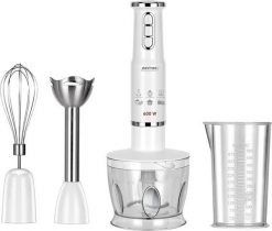 BLENDER RĘCZNY MBL 43 BIAŁY 600W ZESTAW. Blendery Mpm. Za 128.78 zł.