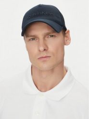 Calvin Klein Czapka z daszkiem K50K513015 Granatowy. Niebieskie czapki męskie Calvin Klein, bez wzorów, z bawełny. Za 99.99 zł.