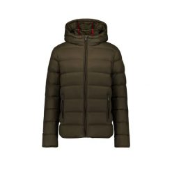 Kurtka puchowa JOTT Johny. Zielone kurtki męskie Jott, m, bez wzorów, z puchu, bez ramiączek, bez kaptura. W wyprzedaży za 842.50 zł.