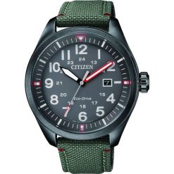 ZEGAREK CITIZEN Military AW5005-39H. Szare, analogowe zegarki męskie CITIZEN. Za 680.00 zł.