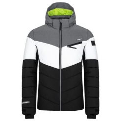Kurtka narciarska męska LOAP Orisino 2XL – wodoodporna i ocieplana. Białe kurtki narciarskie i snowboardowe męskie ELEVN, na zimę, m, bez wzorów, bez kaptura, narciarskie. Za 634.99 zł.