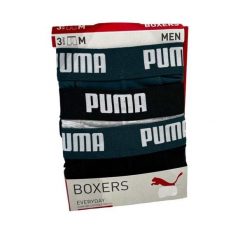 Bokserki Sportowe Męskie Puma Basic Brand Elastic 3-Pack. Bokserki męskie Puma, m, bez wzorów. Za 131.99 zł.