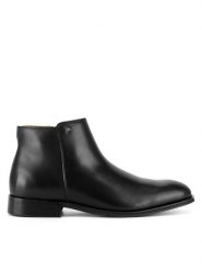 Gino Rossi Botki FABIO-04 124 AM Czarny. Czarne sztyblety męskie Gino Rossi, ze skóry, bez obcasa, bez zapięcia. Za 359.99 zł.
