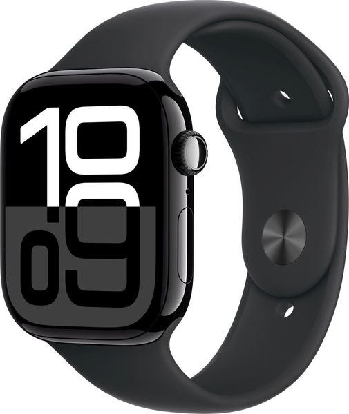 Smartwatch Apple Watch 10 GPS 46mm Jet Black Alu M/L Czarny (MWWQ3). Czarne zegarki smartwatch Apple. Za 1,740.11 zł.