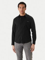 Calvin Klein Jeans Koszula LV04RF121G Czarny Regular Fit. Czarne koszule męskie Calvin Klein Jeans, m, bez wzorów, z jeansu, bez kołnierzyka, bez ramiączek. Za 408.99 zł.