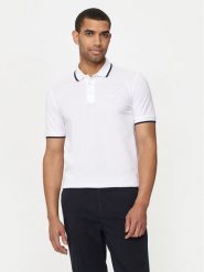 Boss Polo Parlay 190 50494697 Biały Regular Fit. Białe koszulki polo męskie Boss, m, bez wzorów, z bawełny, bez kołnierzyka, bez ramiączek. Za 349.99 zł.
